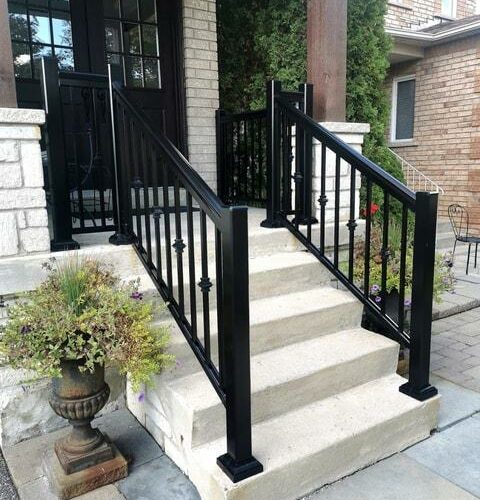 aluminum deck railing brampton